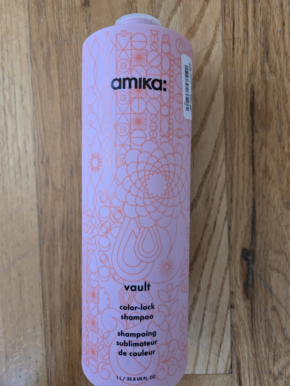 amika: Vault Color-Lock Shampoo — Pink Bottle